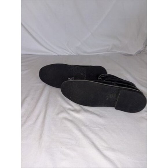 Steve Madden Mens 9.5 Chukka Ankle Boot Black Leather Harken017 - Picture 7 of 8